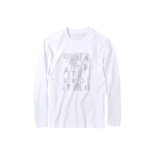 Mr.Bu Moon Белая Мужская T-Рубашка