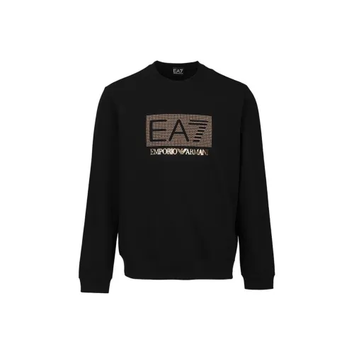 EMPORIO ARMANI EA7 FW23 Толстовка Мужской Черный