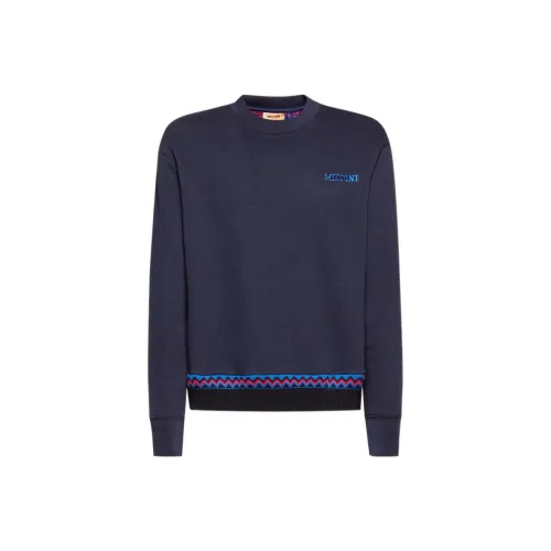 MISSONI SS22 Толстовка Мужской Синий