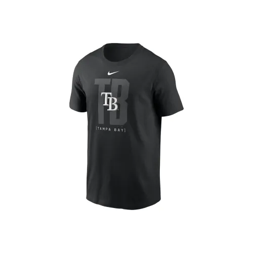 nike x MLB Tampa Bay Rays Модный Local T Рубашка Мужская Черная