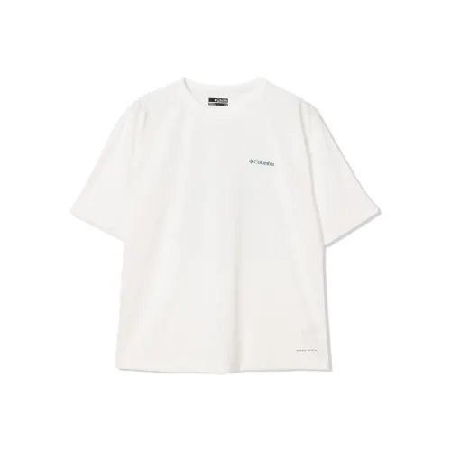 Columbia Cedar Trail BUCK Quick Dry T-Shirt Unisex White