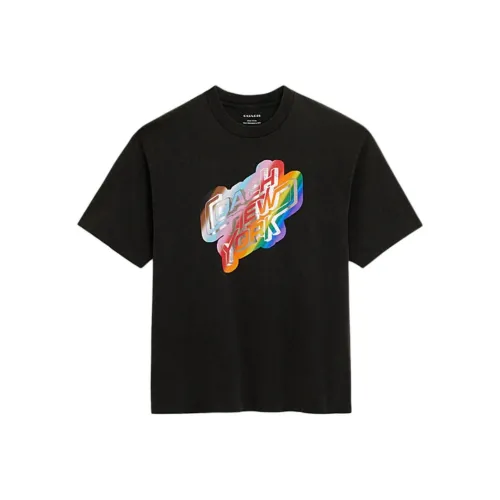 COACH Мужские черные T-рубашки