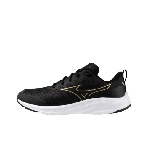 Mizuno Детская беговая обувь Низкий топ Черный Золотой 51 Школьный возраст