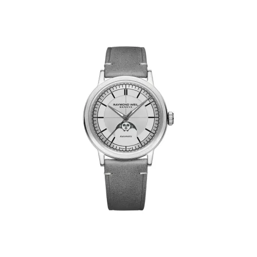 Raymond Weil Автоматический Механический Механизм Мужские Часы 39,5 мм Серебряный
