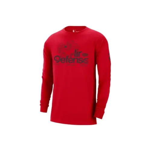 NBA x Nike Chicago Bulls Nike Essential T-Shirt Мужская Красная