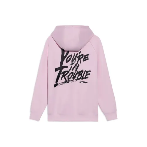 LINING Professional Basketball Series Толстовка Унисекс Персиково-Розовый