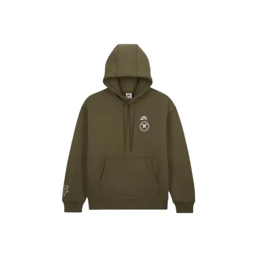 Nike SB X Yuto SS23 Co Брендированная Серия Коричневые Мужские Толстовки