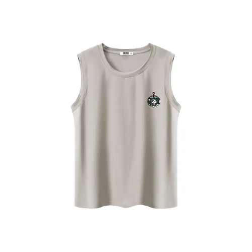 ONE PIECE Students Sleeveless Tank Top Men's Solid Color Basic
