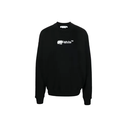 Off Белый FW22 Черный Мужские Толстовки