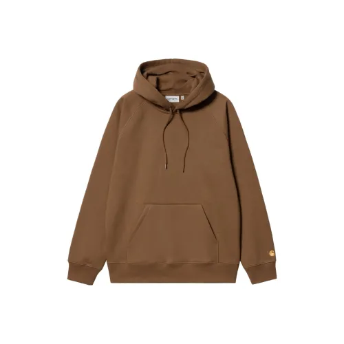 Carhartt WIP С капюшоном Chase Толстовка Мужская Коричневая