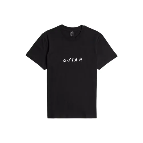 STAR RAW Черная мужская футболка