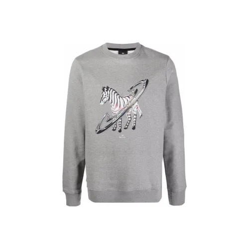 PS By Paul Smith Серый Мужской Свитшот