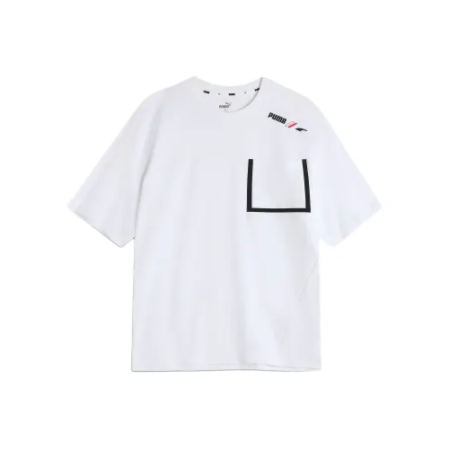 PUMA POCKETRAD Cal T Рубашка Мужская Белая