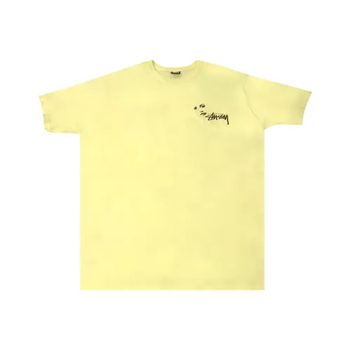 Stussy Желтая Мужская Футболка