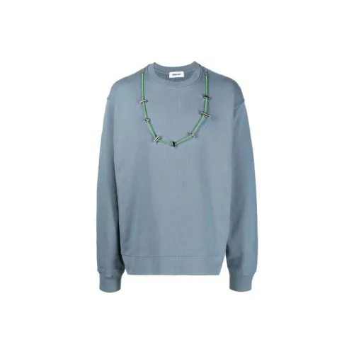 AMBUSH Синий Мужской Свитшот