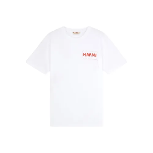 MARNI Белая Мужская T-Рубашка