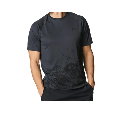 Under Armour Tech Fade T Рубашка Мужская Темно-Серый 016