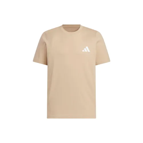 Adidas Graphic Short Sleeve T-Shirt Унисекс Теплый песочный