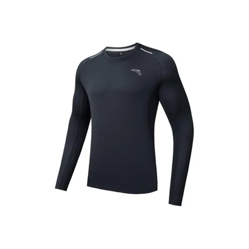 ANTA Running Collection Бег Т-Рубашка Мужская Индиго Чернильно-Серый