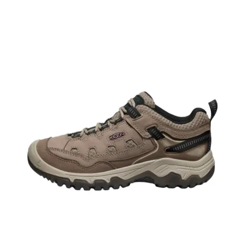 KEEN Targhee 4 Slip-Resistant Abrasion-Resistant Low-Top Hiking Shoes Women's Umber