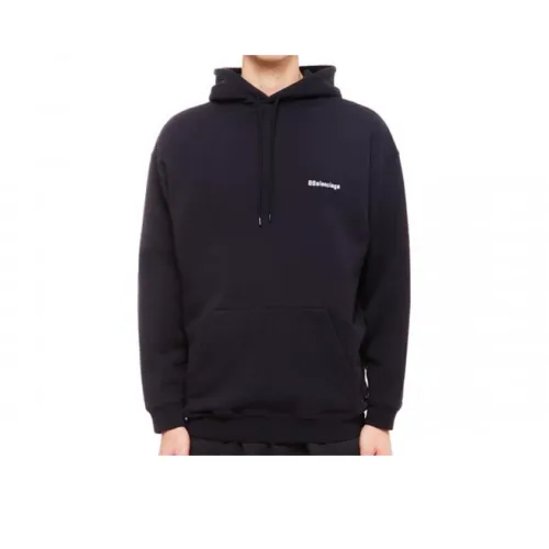 Balenciaga SS22 Свитшот Регулярный крой Мужской Морской синий