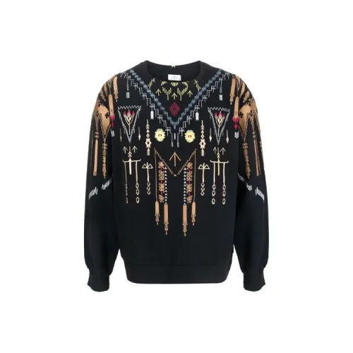 ETRO Черные Мужские Свитшоты