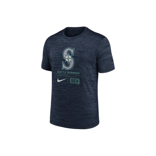 nike T-рубашка Seattle Mariners мужская морской синий