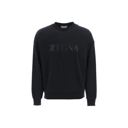 Ermenegildo Zegna Черные Мужские Толстовки