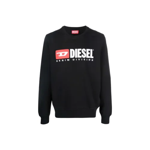 DIESEL Черные Мужские Свитшоты