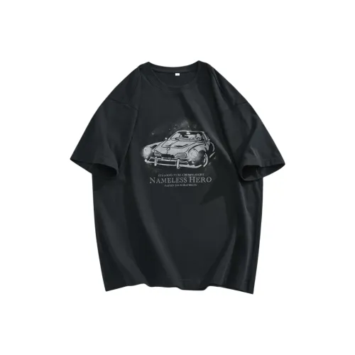 & V & Черные Мужские T-Рубашки