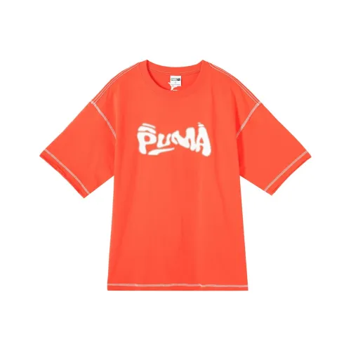 PUMA DANCEMANIA Энергичный красный Унисекс Футболка
