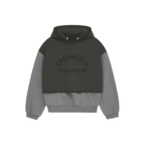 Fear of God ESSENTIALS Темно-пшеничный серый/Чернильно-черный/D Ht Otm/in Мужские Толстовки