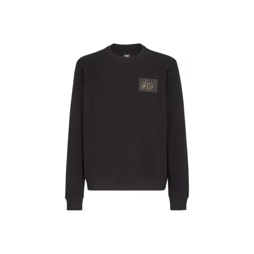 FENDI Черный Мужские Свитшоты