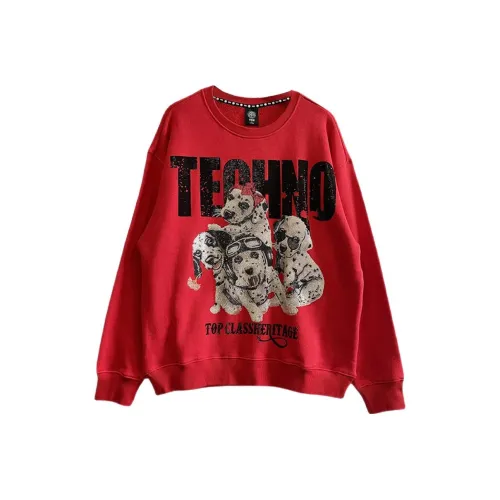 TCH Красный Унисекс Свитшоты