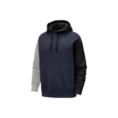 Nike UNC Club Флис Толстовка Мужской Морской Синий