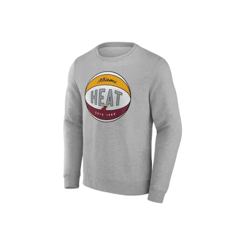 NBA Miami Heat Fanatics T-Shirt Мужская Серого цвета