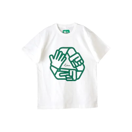 Corade Белая Унисекс Футболка