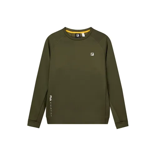 FILA ATHLETICS Толстовка Мужская Чайная Комната Оливково-зеленый