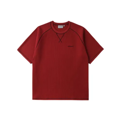 Carhartt WIP SS25 T-Shirt Мужской BDX Бургунди