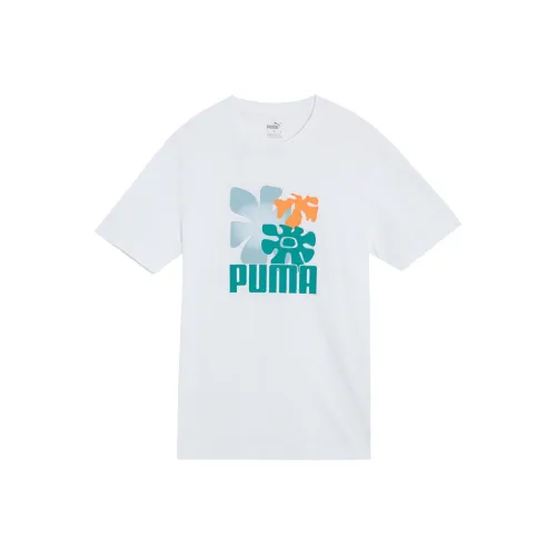 PUMA Белая Мужская Футболка