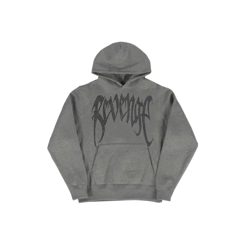 Revenge BEJEWELED Свод Логотип Толстовка GREY Толстовка Унисекс Серый