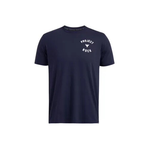 Under Armour Темно-синие Мужские T-рубашки