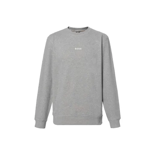 Hugo Boss Светло-серый Мужской Свитшот