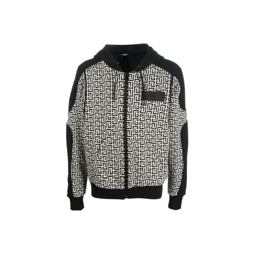 BALMAIN Черные Мужские Свитшоты