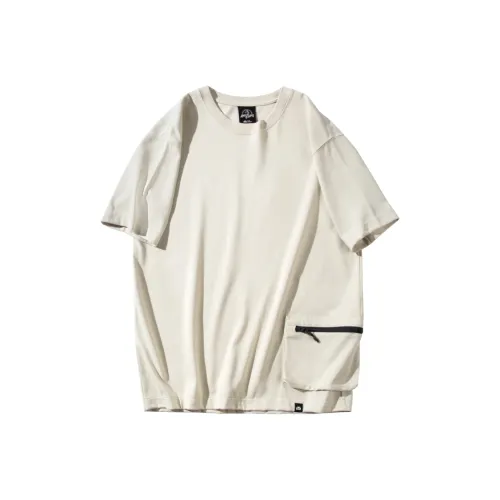 MOBI GARDEN Wood Натуральный Унисекс Рубашка с коротким рукавом