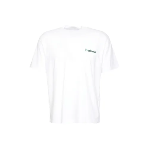 BARBOUR Белая Мужская Футболка
