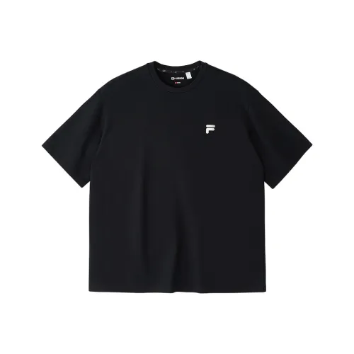 FILA FUSION INLINE T Рубашка Унисекс Глубокий Черный