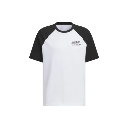 Adidas T-Shirt Унисекс Белый Черный