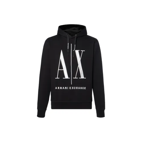 ARMANI EXCHANGE Черные Мужские Свитшоты