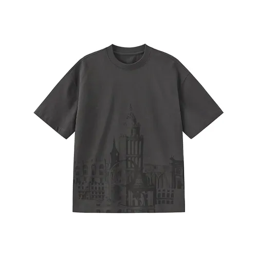 ZUO Темно-серый Мужская T-рубашка